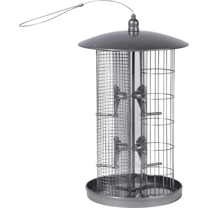 Dobar Großer Multifunktions-Futterspender Mit 3 Futtersäulen Metall 4 Dobar Großer Multifunktions-Futterspender Mit 3 Futtersäulen Metall – Bild 2