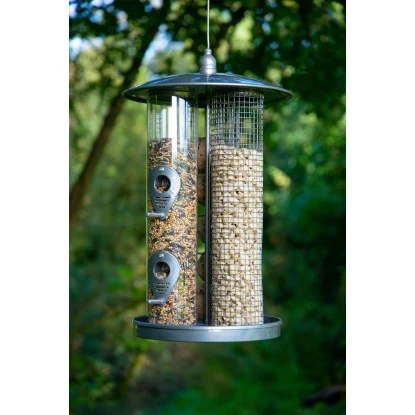 Dobar Großer Multifunktions-Futterspender Mit 3 Futtersäulen Metall 5 Dobar Großer Multifunktions-Futterspender Mit 3 Futtersäulen Metall – Bild 3