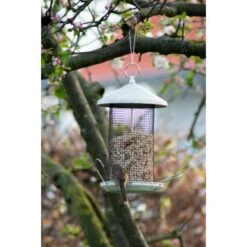 Dobar Metall-Futterspender "Smooth" Weiß/Schwarz -Doppler Verkäufe 2024 FutterspenderFuttersule 4