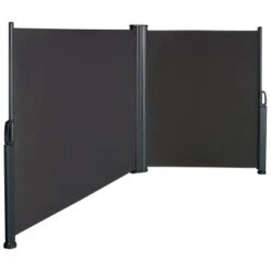 OBI Vertikalmarkise Cordoba 2-seitig Je 300 Cm X 150 Cm Anthrazit