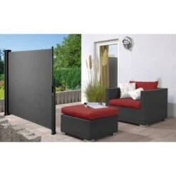 OBI Vertikalmarkise Cordoba 2-seitig Je 300 Cm X 150 Cm Anthrazit -Doppler Verkäufe 2024 Vertikalmarkise 2seitig 5