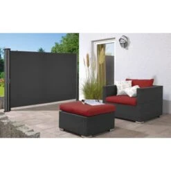OBI Vertikalmarkise Cordoba 2-seitig Je 300 Cm X 150 Cm Anthrazit -Doppler Verkäufe 2024 Vertikalmarkise 2seitig 7