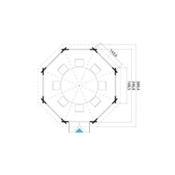 Lasita Maja Pavillion Jamaica Schwedenrot 347 Cm X 347 Cm 9 Lasita Maja Pavillion Jamaica Schwedenrot 347 Cm X 347 Cm -Doppler Verkäufe 2024 aica 442400008 Grundriss 1