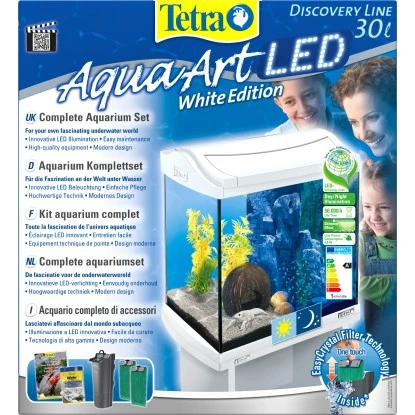 Tetra Aquarium-Set AquaArt Discovery Line LED 30 L Weiß 5 Tetra Aquarium-Set AquaArt Discovery Line LED 30 L Weiß – Bild 3