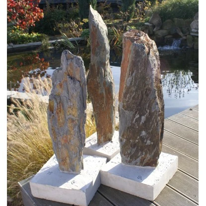 Schiefersäule Rot-Braun-Bunt 100-120 Cm 4 Schiefersäule Rot-Braun-Bunt 100-120 Cm – Bild 2