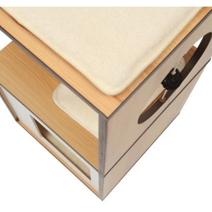 Vesper Kratzbaum Box Small 39 Cm X 19,5 Cm X 44,5 Cm Walnuss 10 Vesper Kratzbaum Box Small 39 Cm X 19,5 Cm X 44,5 Cm Walnuss – Bild 8