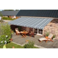 Spettmann Gelenkarmmarkise Star Klassik B 450 Cm X T 200 Cm Blau-Grau Gestreift -Doppler Verkäufe 2024 ewellt 2921 BALMORAL mod 2 10