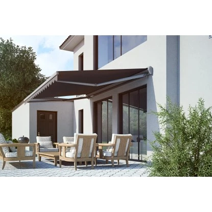 Spettmann Halbkassettenmarkise Sky Fix B 350 Cm X T 250 Cm Grau 4 Spettmann Halbkassettenmarkise Sky Fix B 350 Cm X T 250 Cm Grau – Bild 2