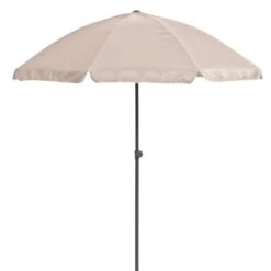 Balkonschirm Hernando Ø 200 Cm Beige Mit Push-Up-Funktion