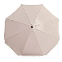 Balkonschirm Hernando Ø 200 Cm Beige Mit Push-Up-Funktion -Doppler Verkäufe 2024 lkonschirm hernando rund 3 2