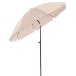 Balkonschirm Hernando Ø 200 Cm Beige Mit Push-Up-Funktion -Doppler Verkäufe 2024 lkonschirm hernando rund 9