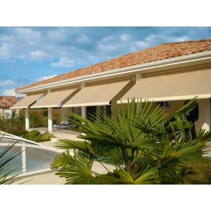 Kassettenmarkise Perform 300 X 200 Cm Gestell Weiß Tuch Rot-Orange 5 Kassettenmarkise Perform 300 X 200 Cm Gestell Weiß Tuch Rot-Orange – Bild 3