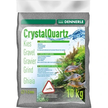 Dennerle Aquarien Kristall-Quarzkies 1 - 2 Mm Schiefergrau 10 Kg 3 Dennerle Aquarien Kristall-Quarzkies 1 - 2 Mm Schiefergrau 10 Kg
