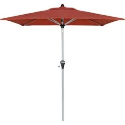 Doppler Marktschirm Active 210 Cm X 140 Cm Terracotta Mit Kurbelmechanik