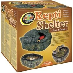 ZooMed Dekofigur Terraristik Höhle Repti Shelter 3 In 1 Cave Medium