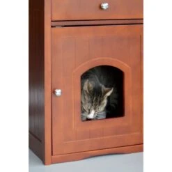 Design Katzenschrank Mit Schublade 52 X 48 X 63 Cm Braun 15 Design Katzenschrank Mit Schublade 52 X 48 X 63 Cm Braun -Doppler Verkäufe 2024 tzenhoehlekatzenschrank 06
