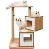 Vesper Kratzbaum Double 65 Cm X 65 Cm X 103,5 Cm Walnuss -Doppler Verkäufe 2024 vesper double walnut katze